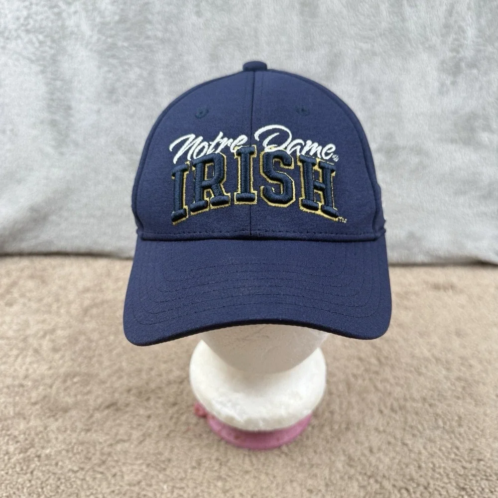 Notre‎ Dame Fighting Irish Hat Cap Fitted Youth One Size NCAA Logo Adidas ND